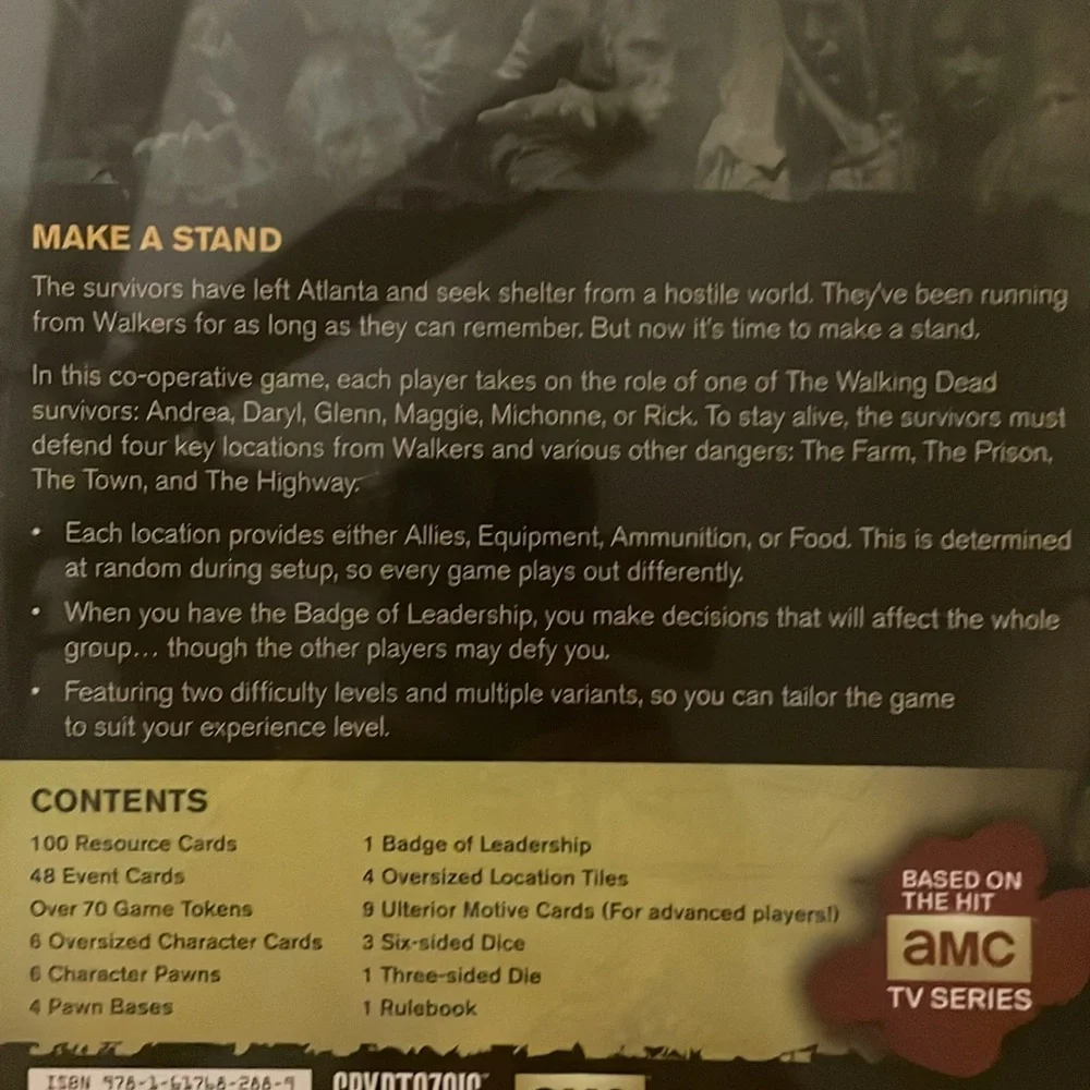 AMC The Walking Dead Board Game - New Still in the original Wrapper - Picture 4 of 11